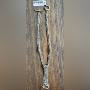 Silver Multi-Strand Knot Necklace - Women's Jewelry